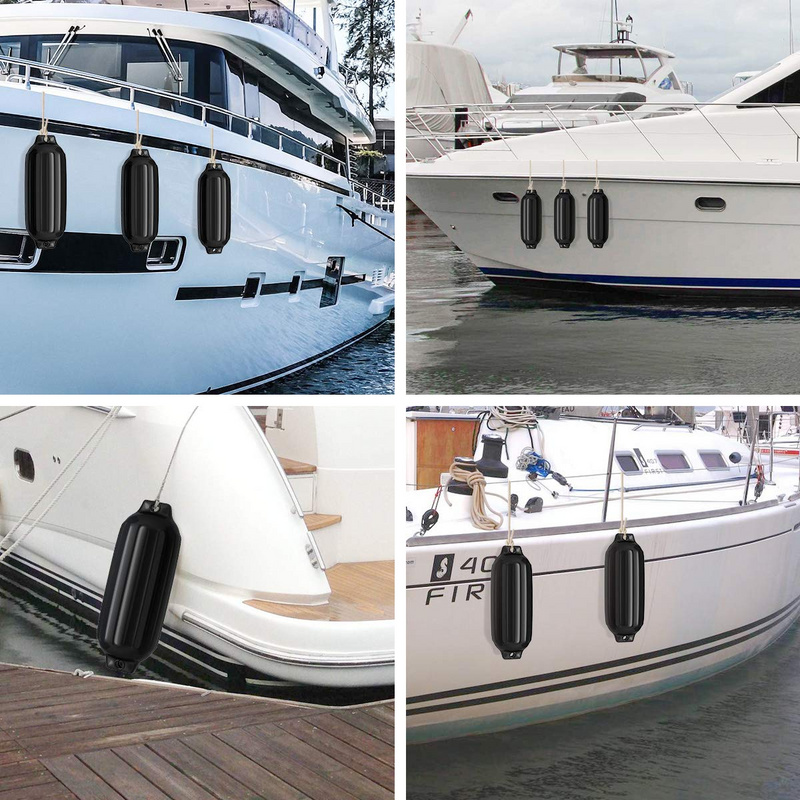 Load image into Gallery viewer, Goplus 4 Ribbed Marine Boat Fender Vinyl Bumper Dock Shield Durable - GoplusUS

