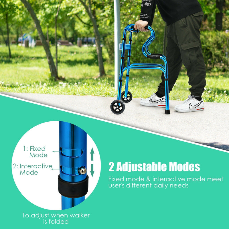 Load image into Gallery viewer, 440LBS Foldable Standard Walker - GoplusUS
