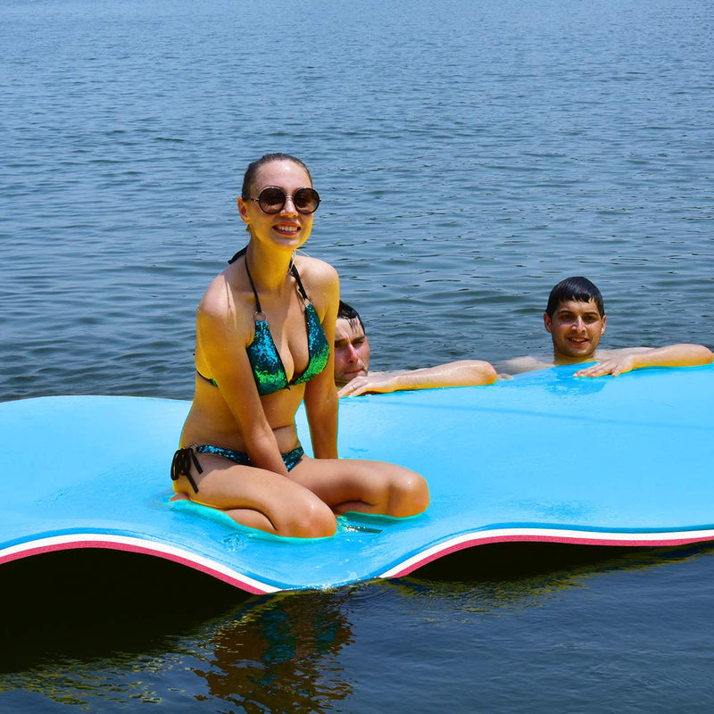 Load image into Gallery viewer, Floating Water Pad Mat, Tear-Resistant XPE Foam (18&#39; x 6&#39; /12&#39; x 6&#39;) - GoplusUS
