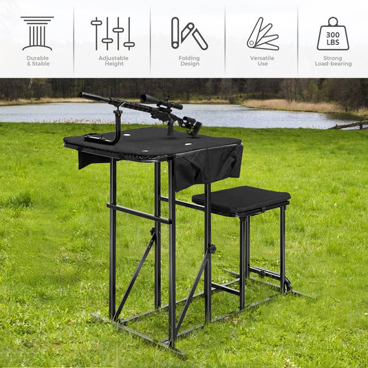 Portable Shooting Table Seat Set