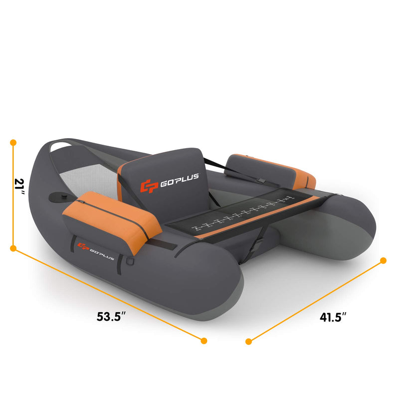 Load image into Gallery viewer, Inflatable Fishing Float Tube, with Storage Pockets - GoplusUS
