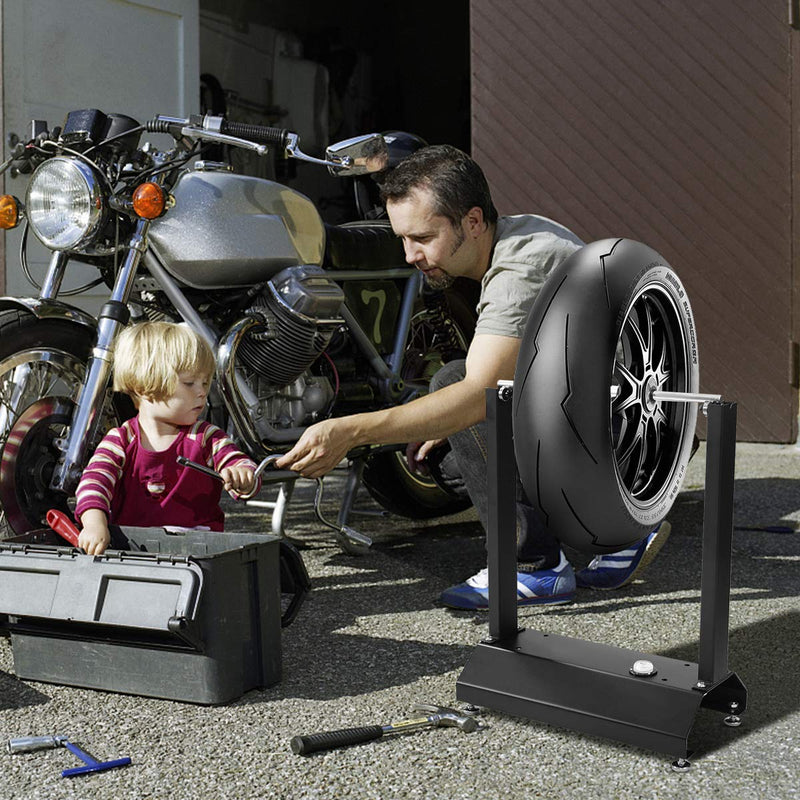 Load image into Gallery viewer, Motorcycle Bike Wheel Balancer, Rim Tire Balancing Spin Static Truing Stand - GoplusUS
