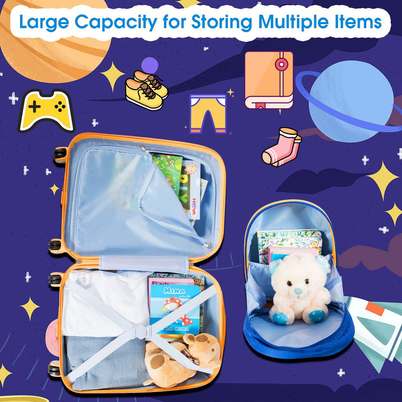 Load image into Gallery viewer, Kids Luggage Set, 12&quot; &amp; 18&quot; Kids Carry On Luggage Set - GoplusUS
