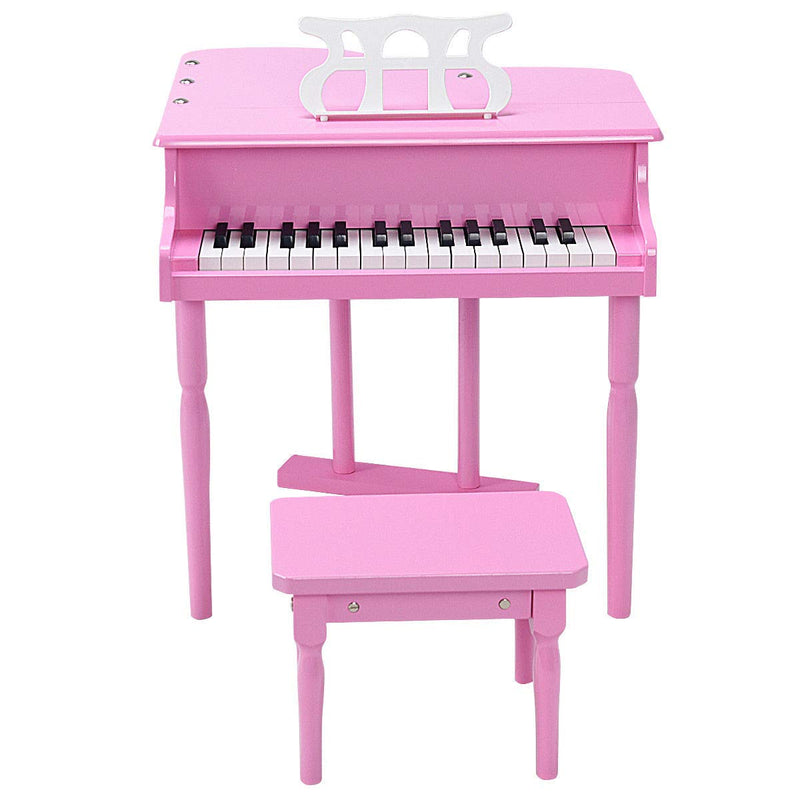 Load image into Gallery viewer, Classical Kids Piano, 30 Keys Wood Toy Grand Piano - GoplusUS
