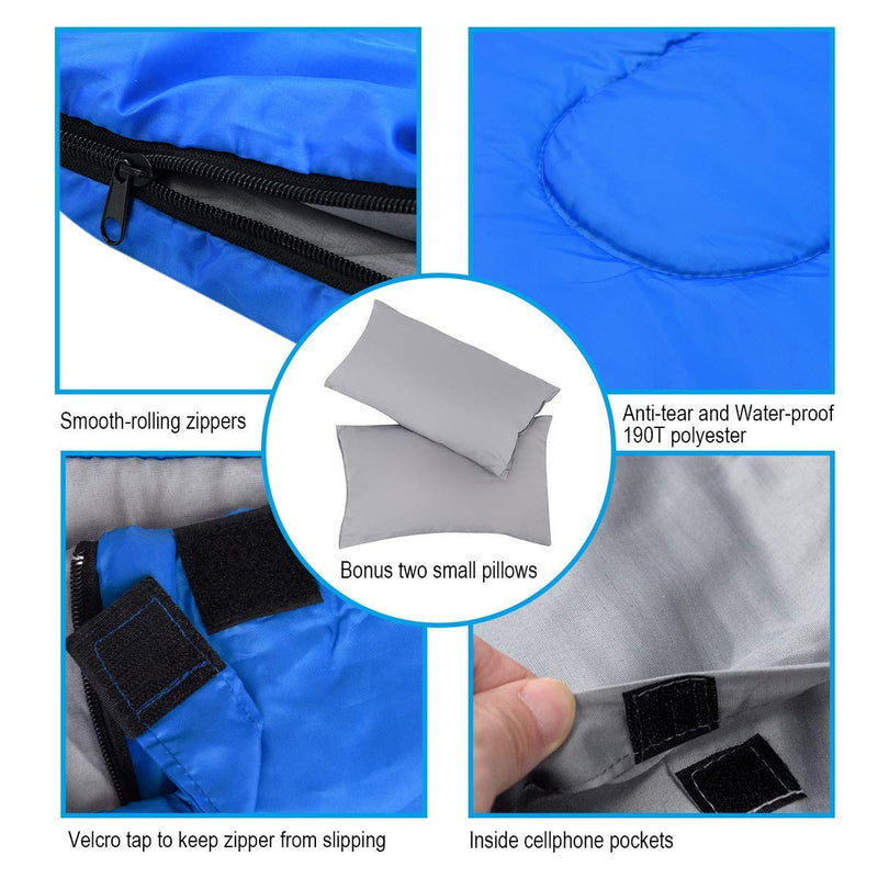 Load image into Gallery viewer, Double Sleeping Bag for Adults Kids, Queen Size XL 2 Person - GoplusUS
