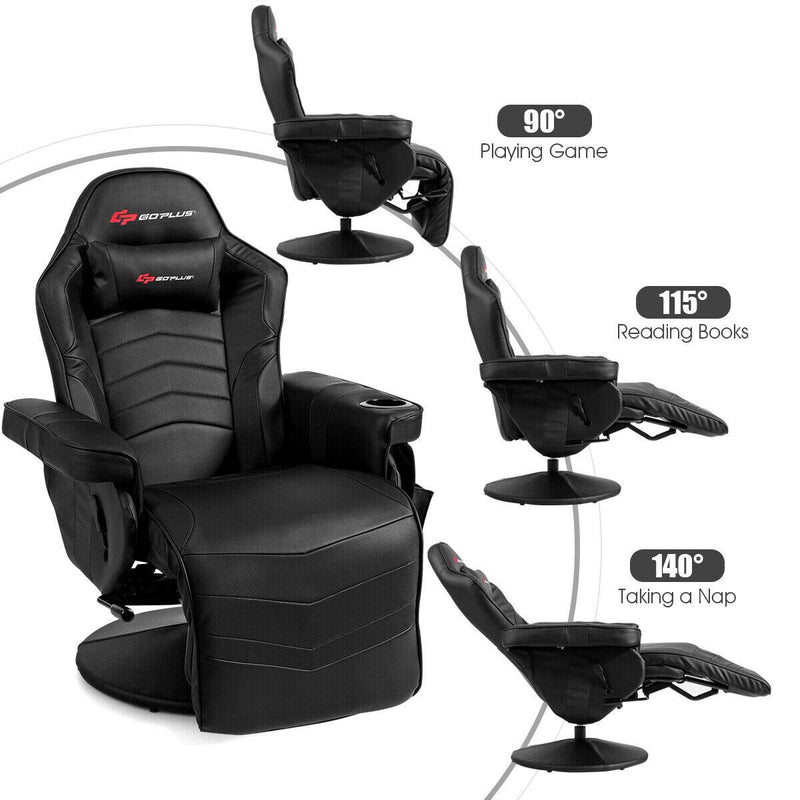 Load image into Gallery viewer, Massage Gaming Chair, Racing Style Gaming Recliner - GoplusUS
