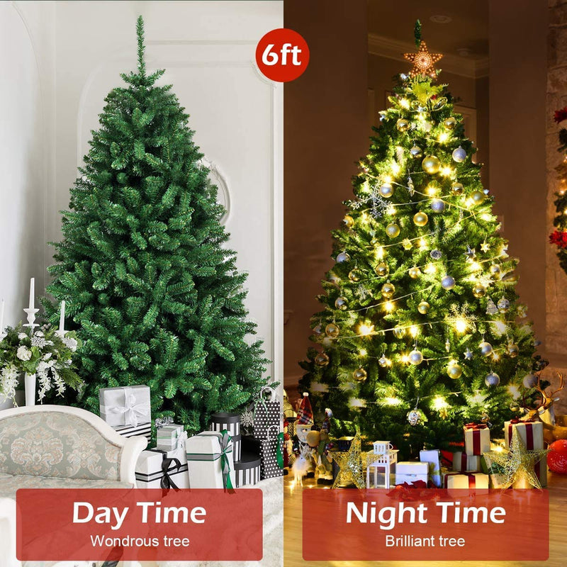 Load image into Gallery viewer, Artificial Douglas Christmas Tree Easy Assembly Xmas Tree for Indoor and Outdoor - GoplusUS
