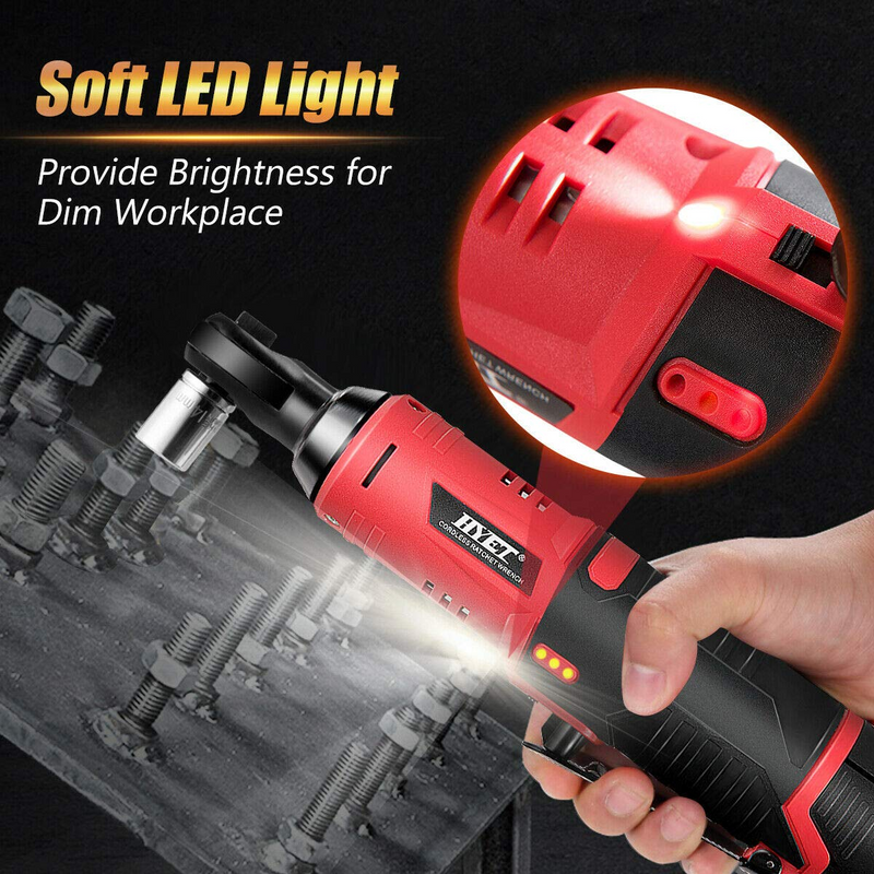 Load image into Gallery viewer, Goplus 3/8&quot; Cordless Ratchet Wrench, 12V Electric Ratchet Wrench Set with Charger &amp; 1500mAh Lithium-Ion Battery - GoplusUS
