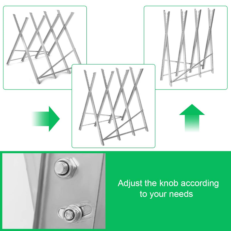 Load image into Gallery viewer, Portable Folding Sawhorse
