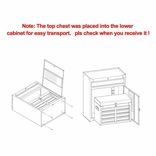 5-Drawer Rolling Tool Chest, Tool Storage Box - GoplusUS