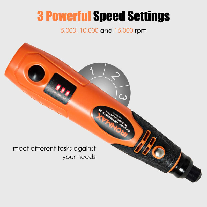 Load image into Gallery viewer, Cordless Rotary Tool Kit with 40 Accessories - GoplusUS
