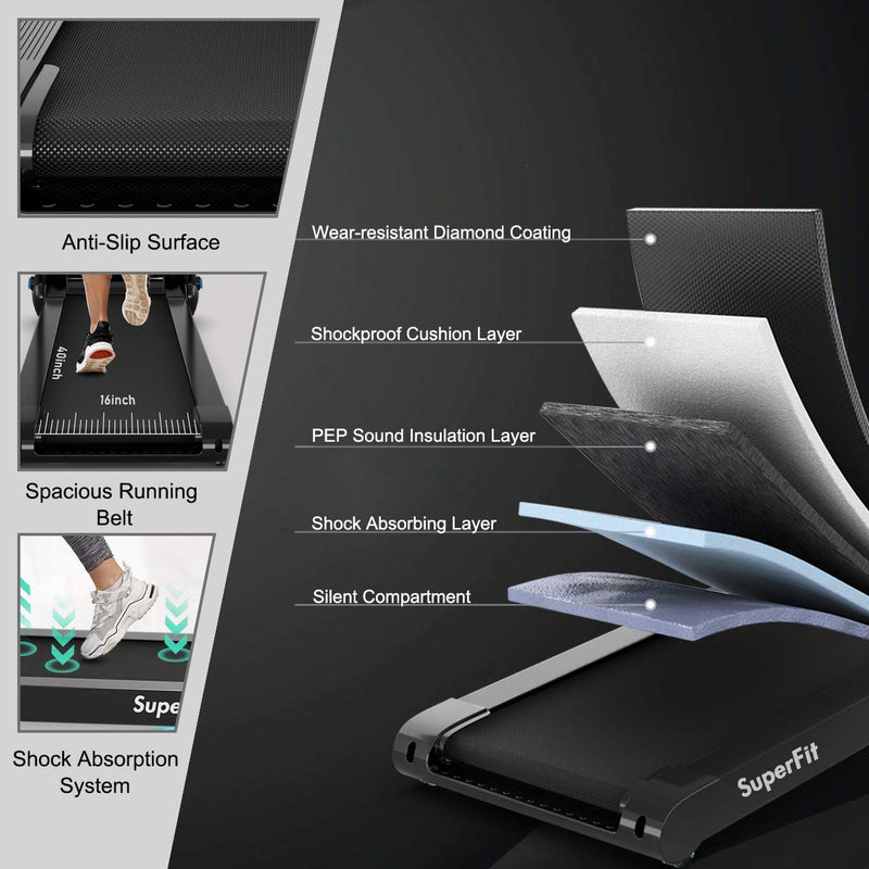 Load image into Gallery viewer, Folding Treadmill, Superfit Electric Portable Treadmill - GoplusUS
