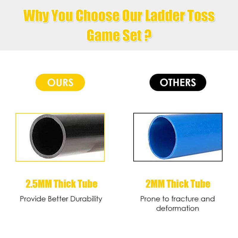 Load image into Gallery viewer, Ladder Toss Game Set, Indoor/Outdoor Ladder Ball Toss Game Set - GoplusUS

