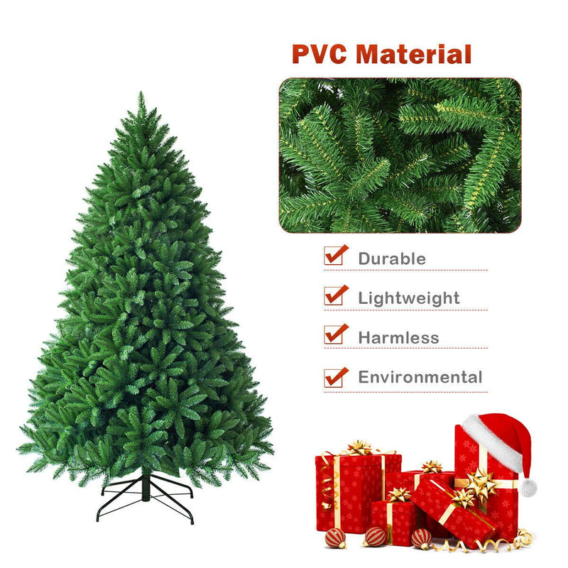 Load image into Gallery viewer, 7.5ft Unlit Artificial Christmas Tree, Premium Hinged Fir Tree - GoplusUS
