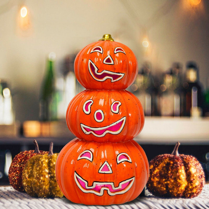 Load image into Gallery viewer, Halloween Ceramic Pumpkin Lamp - GoplusUS
