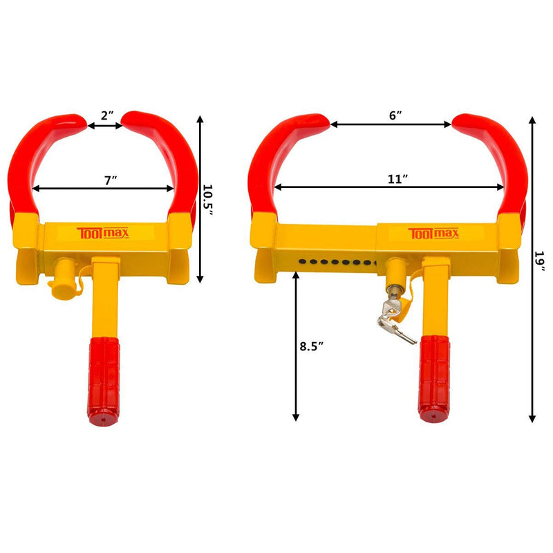 Load image into Gallery viewer, Heavy Duty Trailer Lock Wheel Clamp - GoplusUS
