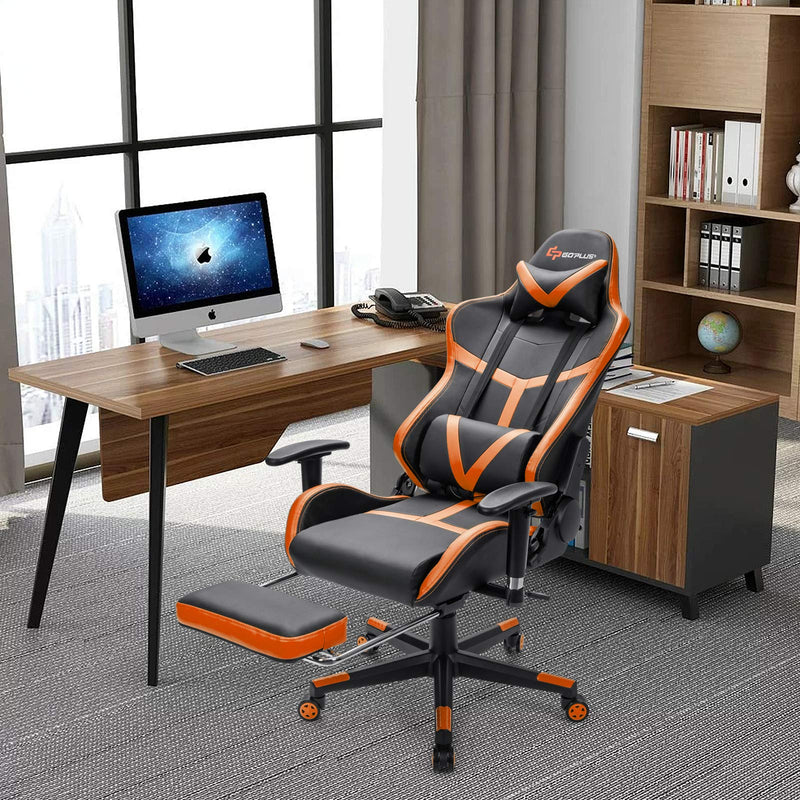 Load image into Gallery viewer, Gaming Chair, Massage Office Chair Computer Gaming Racing Chair - GoplusUS
