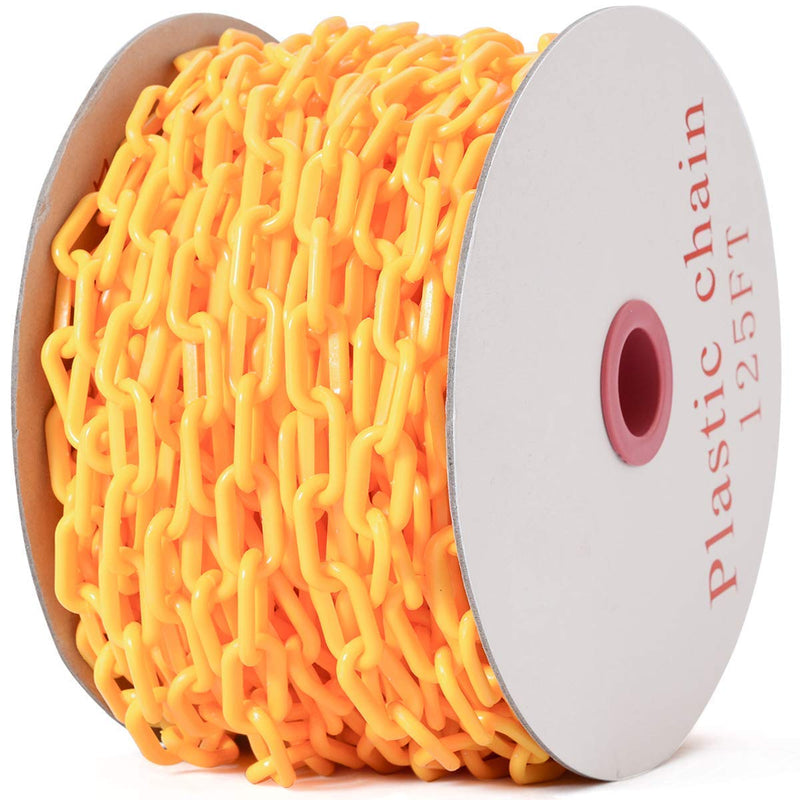 Load image into Gallery viewer, Plastic Chain Safety Barrier 125 FT Plastic Barrier Chain - GoplusUS
