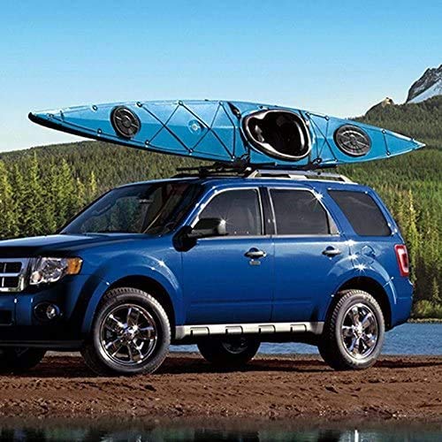 Load image into Gallery viewer, 2 Pairs Kayak Roof Rack, Universal Kayak Carrier J-Bar Rack with 4 Tie Down Straps - GoplusUS
