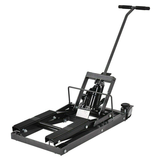 Goplus Motorcycle ATV Hydraulic Scissor Lift Jack Stand Quad Dirt Street Bike Hoist - GoplusUS