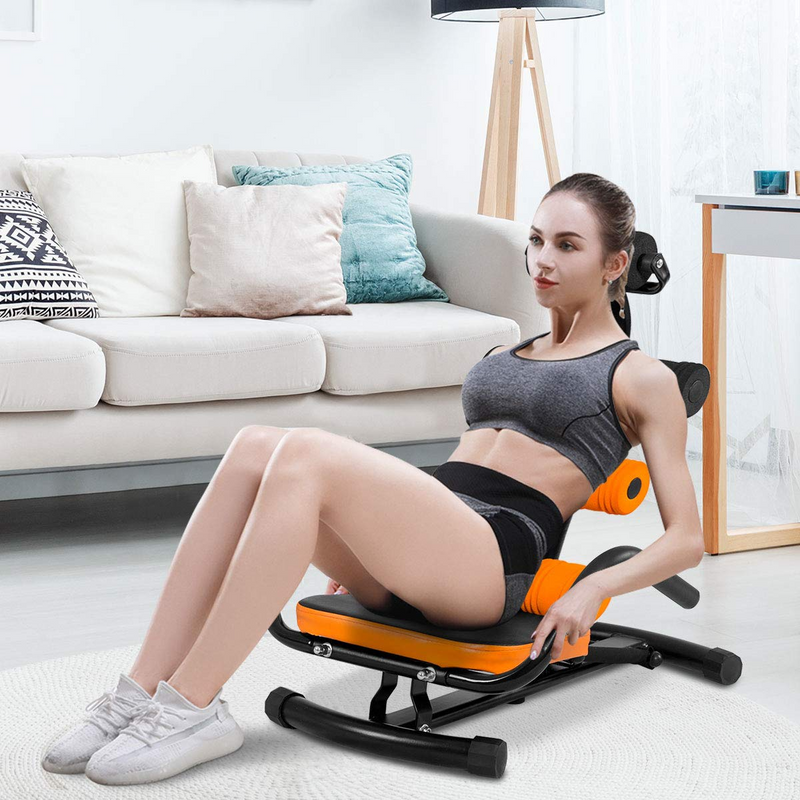 Load image into Gallery viewer, Goplus Core &amp; Abdominal Trainers, Twister Trainer Ab Exercise Machine Height Adjustable - GoplusUS
