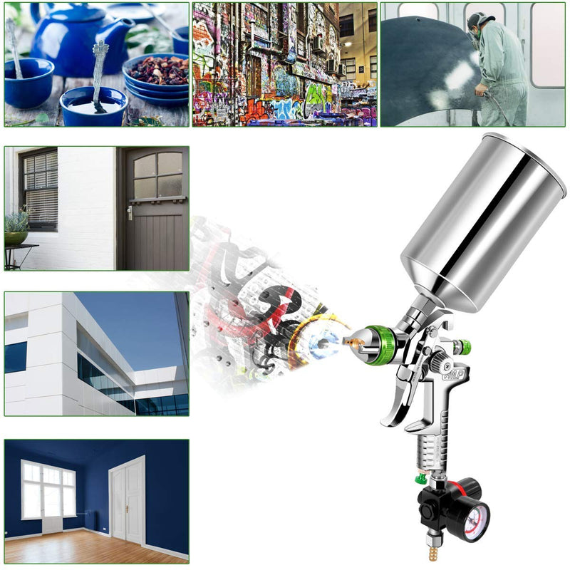 Load image into Gallery viewer, HVLP Spray Gun, Gravity Feed Paint Gun Auto Paint Air Spray Gun - GoplusUS
