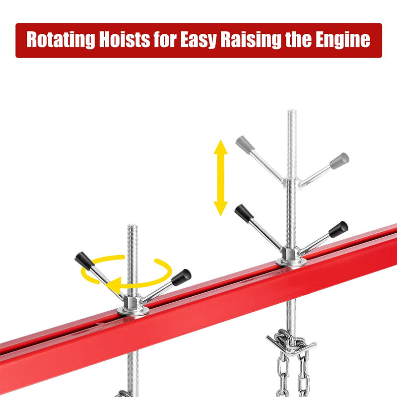 Load image into Gallery viewer, 1100lbs Engine Support Bar Transverse for Motor Tranny Transmission - GoplusUS
