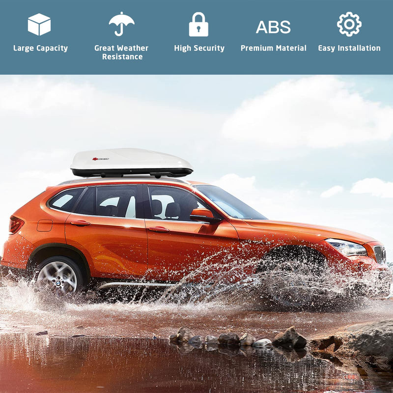 Load image into Gallery viewer, Cargo Box, Waterproof Rooftop Cargo Carrier, Heavy Duty Roof Storage Box - GoplusUS
