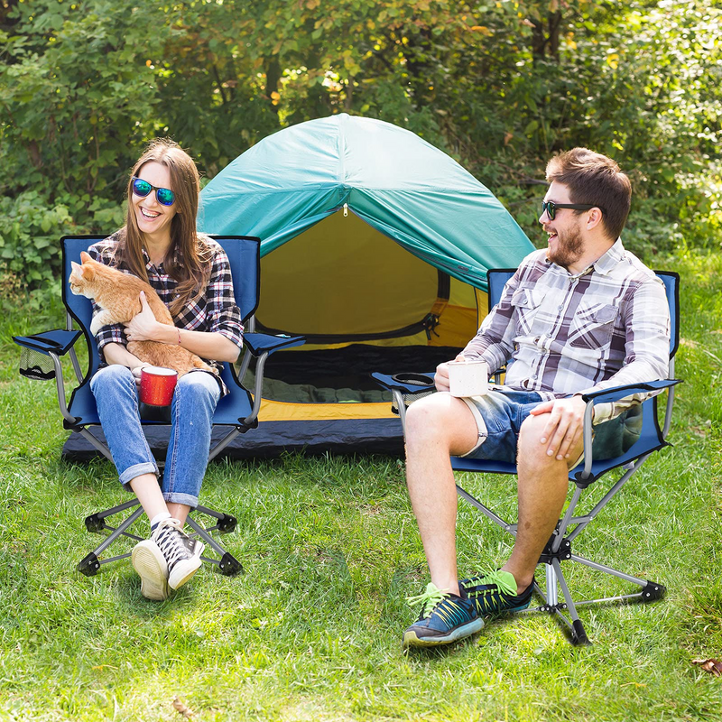 Load image into Gallery viewer, Swivel Camping Chair - GoplusUS
