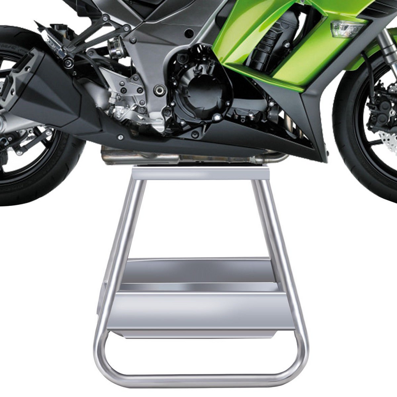 Load image into Gallery viewer, Motorcycle Motocross Dirt Bike Panel Stand Hoist Maintenance Lift Jack 1000LB Capacity (10&quot; x 10&quot; with Removable Oil Pan) - GoplusUS
