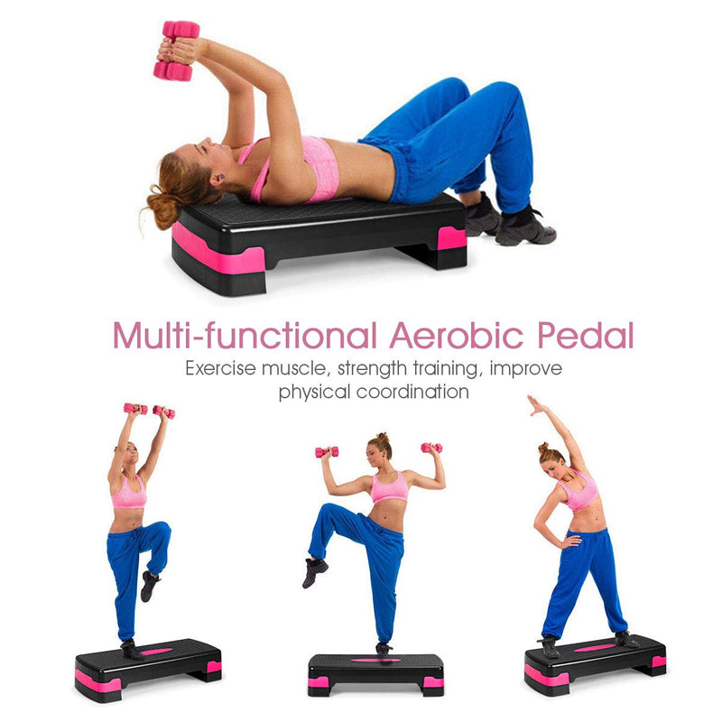 Load image into Gallery viewer, Step Platform, 26&quot; Adjustable Aerobic Exercise Step Deck
