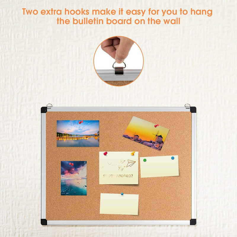 Load image into Gallery viewer, Cork Board, Bulletin Board, 18 x 24 3 Pack Aluminum Framed Cork Notice Pin Board Memo Board - GoplusUS
