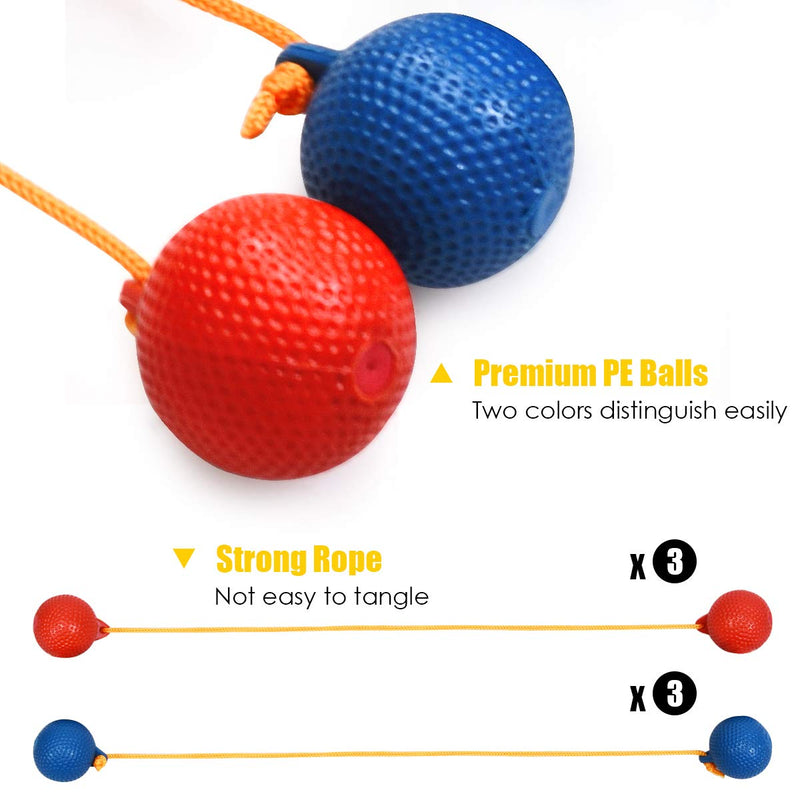 Load image into Gallery viewer, Ladder Toss Game Set, Indoor/Outdoor Ladder Ball Toss Game Set - GoplusUS
