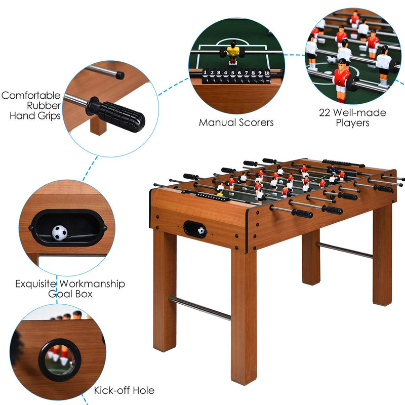 Load image into Gallery viewer, 48&quot; Foosball Table, Easy-Assemble Soccer Game Table - GoplusUS
