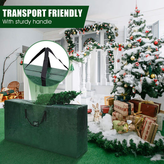 Large Christmas Tree Storage Bag, Fits up to 9 ft Disassembled Xmas Holiday Tree - GoplusUS
