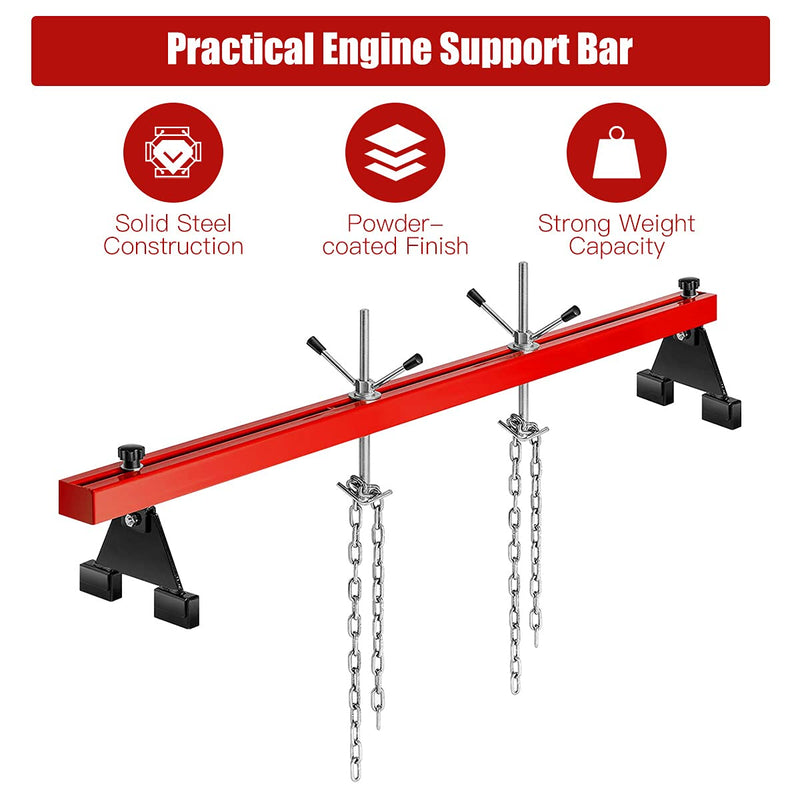 Load image into Gallery viewer, 1100lbs Engine Support Bar Transverse for Motor Tranny Transmission - GoplusUS
