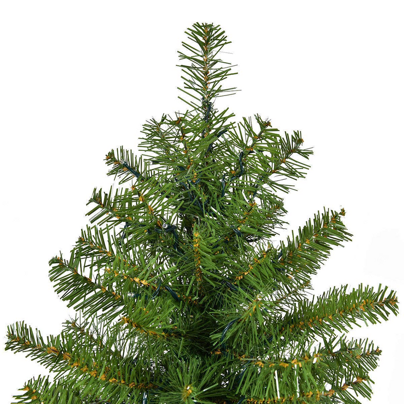 Load image into Gallery viewer, Goplus Pre-Lit Christmas Tree Artificial PVC Spruce Hinged with 560 LED Lights and Solid Metal Legs - GoplusUS
