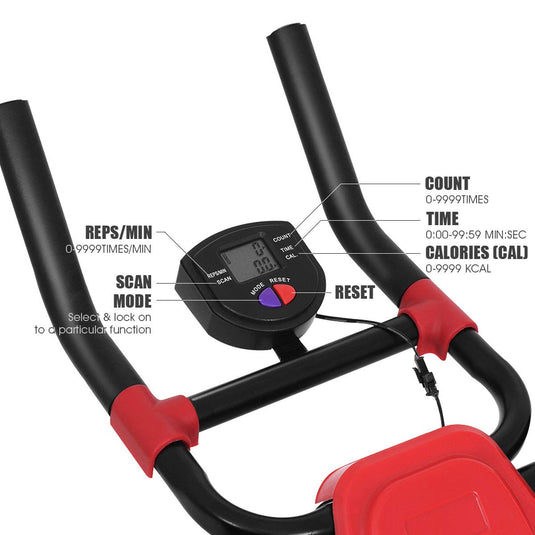 Ab Trainer Foldable Abdominal Trainer Ab Vertical - GoplusUS