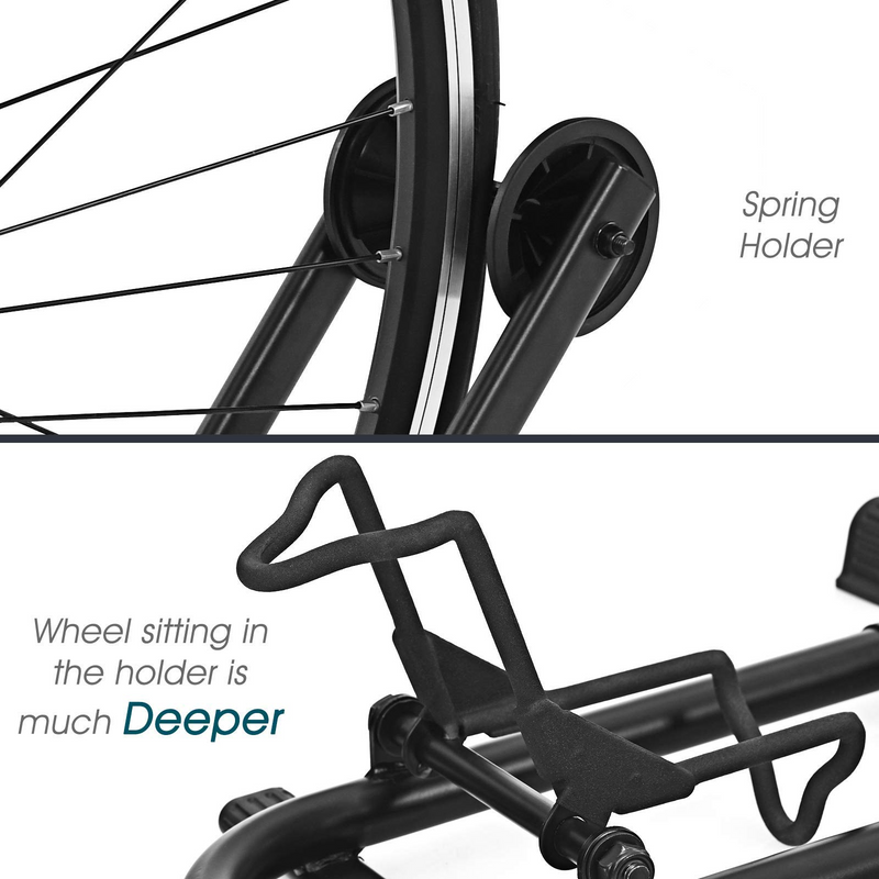 Load image into Gallery viewer, Goplus Foldable Bicycle Floor Stand, Steel Bike Parking Rack Fits 20&quot;-29&quot; Bikes - GoplusUS
