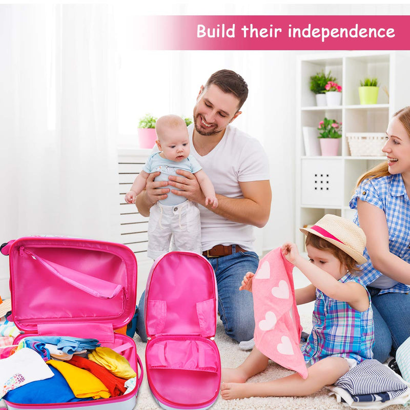 Load image into Gallery viewer, 2PC Kids Luggage, 12&quot; &amp; 16&quot; Kids Carry On Luggage Set - GoplusUS
