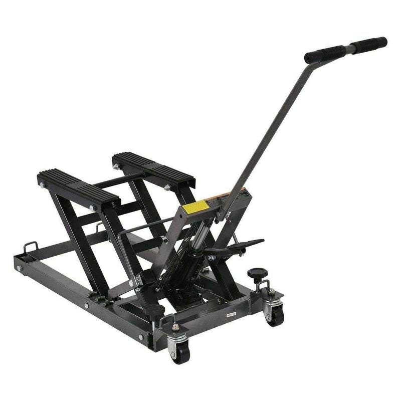 Load image into Gallery viewer, Goplus Motorcycle ATV Hydraulic Scissor Lift Jack Stand Quad Dirt Street Bike Hoist - GoplusUS
