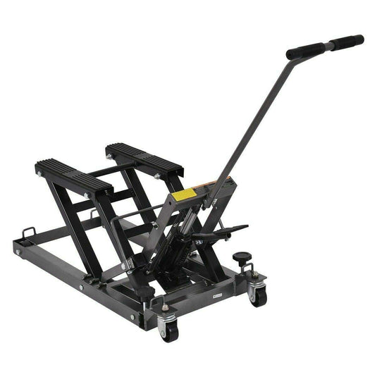 Goplus Motorcycle ATV Hydraulic Scissor Lift Jack Stand Quad Dirt Street Bike Hoist - GoplusUS