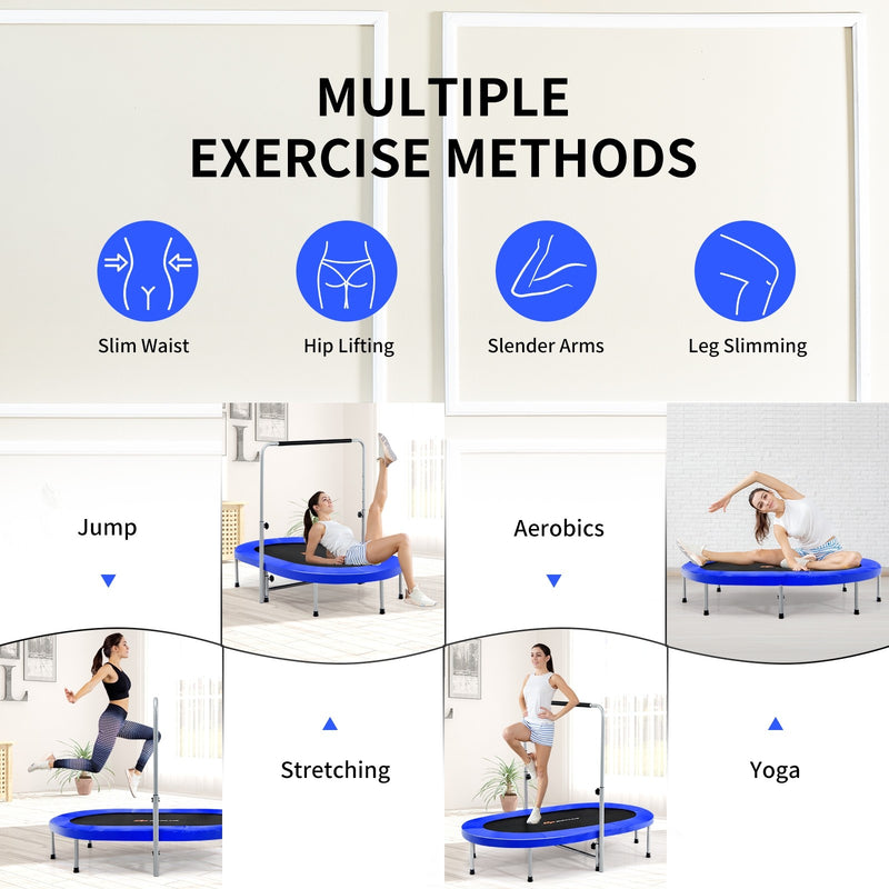 Load image into Gallery viewer, Foldable Trampoline, Double Mini Kids Trampoline Rebounder - GoplusUS
