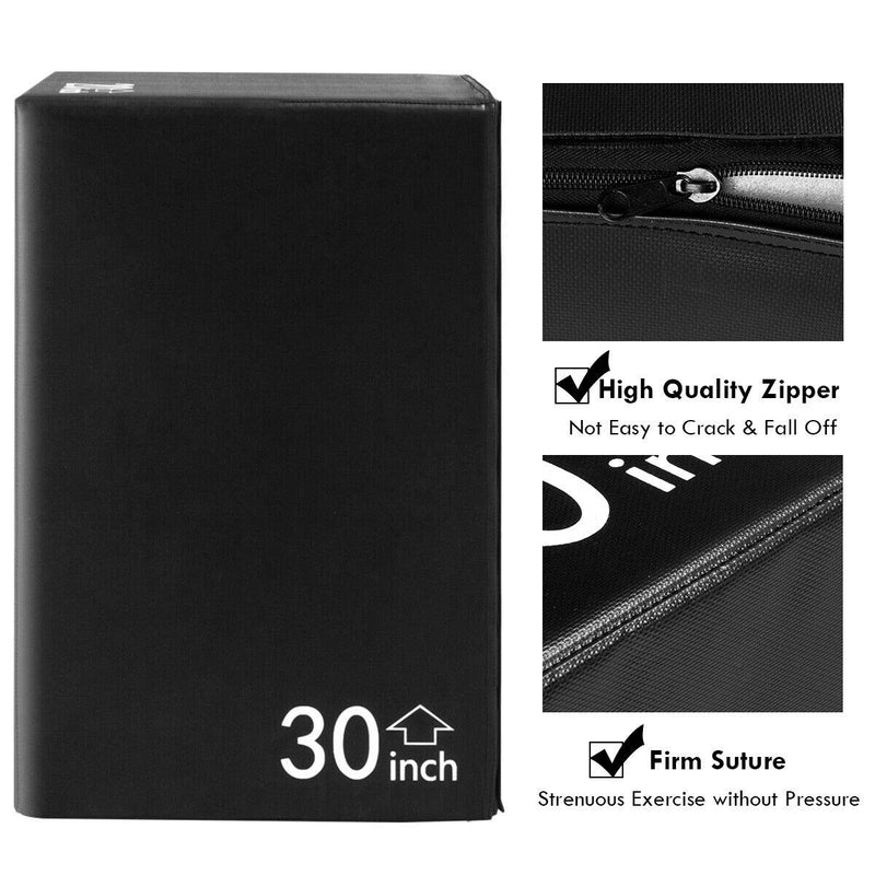 Load image into Gallery viewer, 3-in-1 Jumping Box, Height Adjustment Fitness Foam Plyometric Box - GoplusUS
