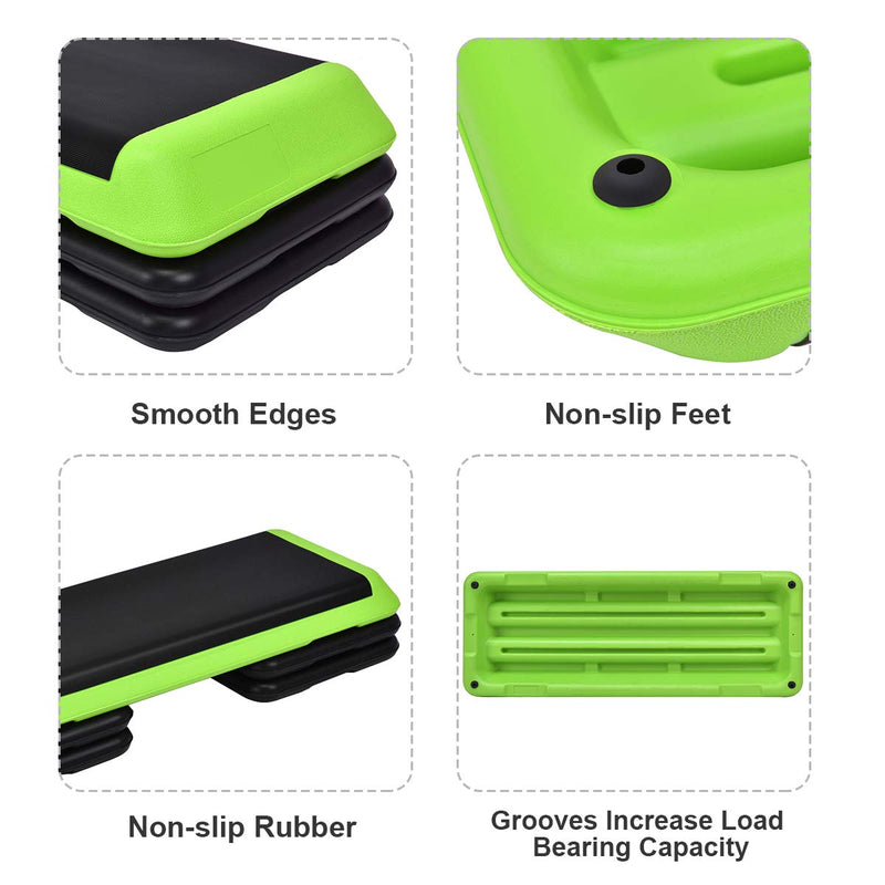 Load image into Gallery viewer, Goplus 43&#39;&#39; Adjustable Fitness Aerobic Step Stepper Platform 4&quot; - 6&quot; - 8&quot; Non-Stick Surface - GoplusUS
