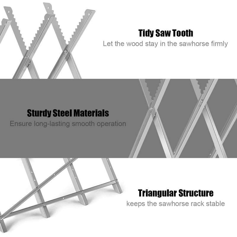 Load image into Gallery viewer, Portable Folding Sawhorse
