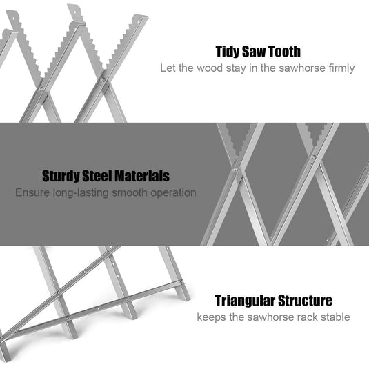 Portable Folding Sawhorse