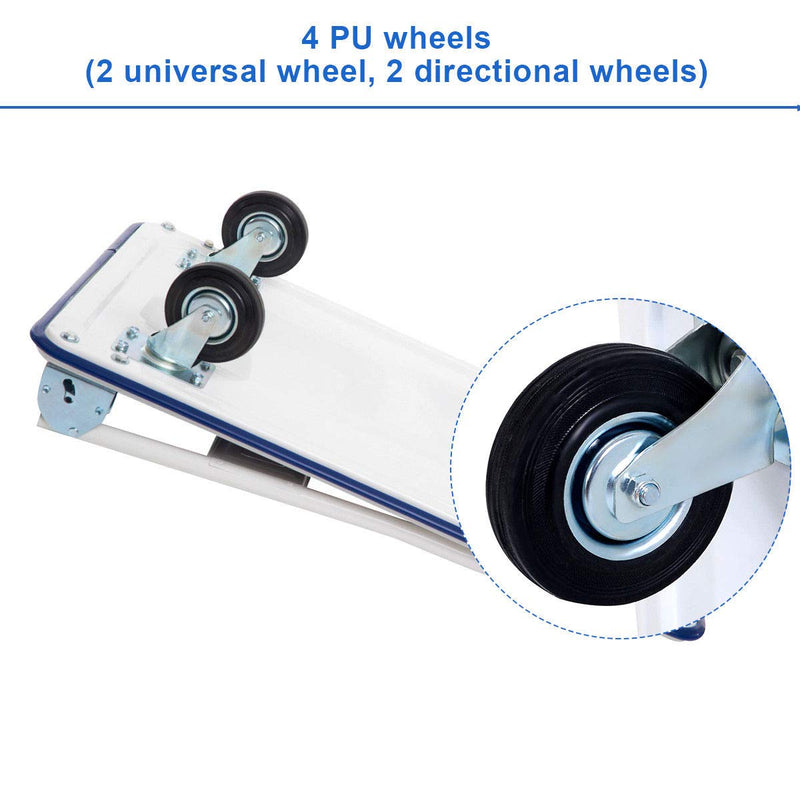 Load image into Gallery viewer, Goplus Folding Platform Cart 660 LBS Rolling Flatbed Cart - GoplusUS
