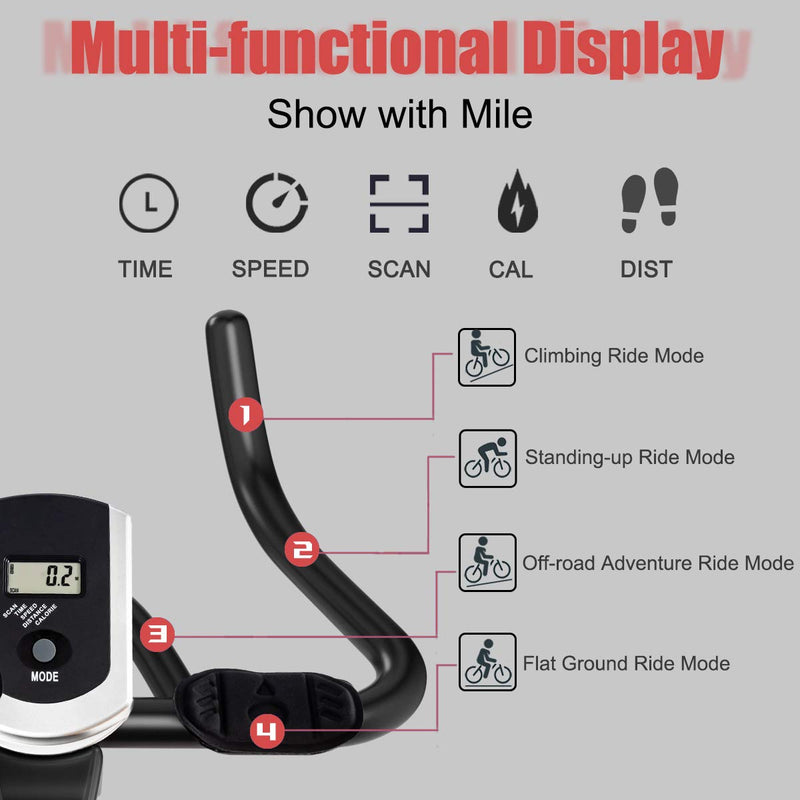 Load image into Gallery viewer, Exercise Bike, Indoor Cycling Stationary Bike for Home Cardio Workout Bike Training - GoplusUS
