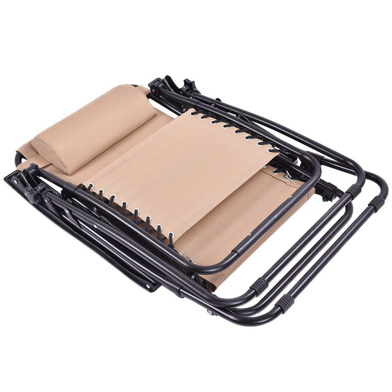 Load image into Gallery viewer, Goplus 2PC Zero Gravity Chairs Lounge Patio Folding Recliner - GoplusUS
